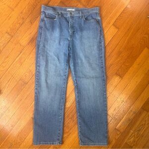 VTG Lee Riders Straight Blue Jeans Women Size 12P